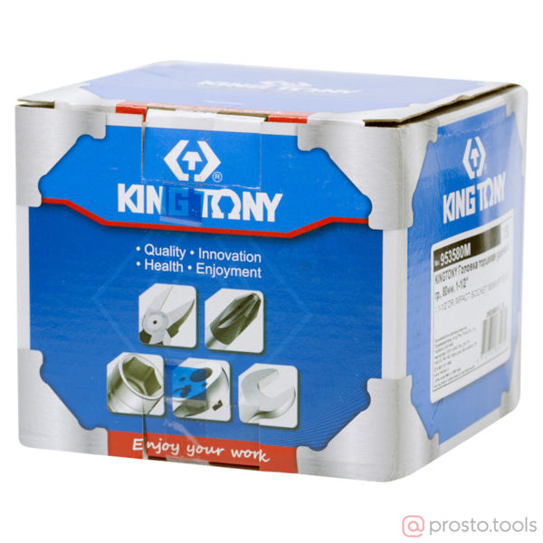 Изображение Головка ударная 1-1/2" 80мм 6-гран. (KING TONY)