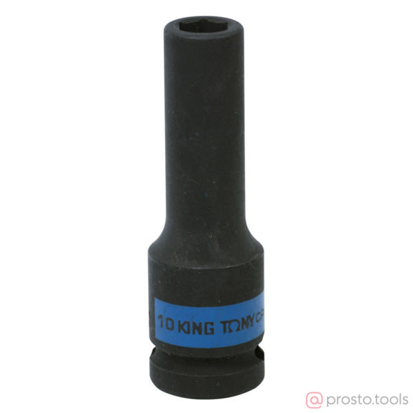 Изображение Головка ударная 1/2" 10мм 6-гран. глубокая (KING TONY)