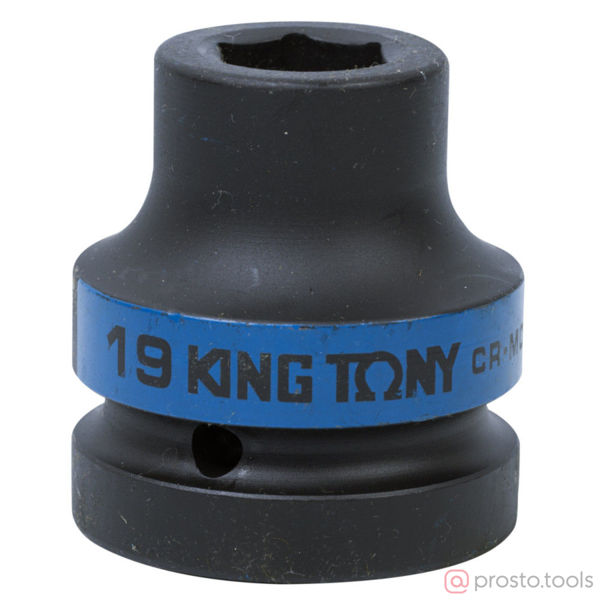 Изображение Головка ударная 1" 19мм 6-гран. (KING TONY)