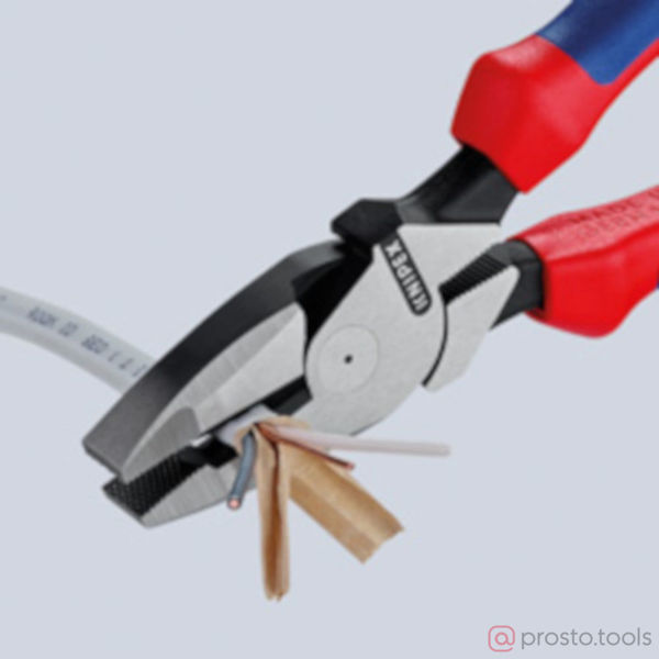 Изображение Плоскогубцы 240 мм силовые Linemans Pliers фосфат., черного цвета //KNIPEX