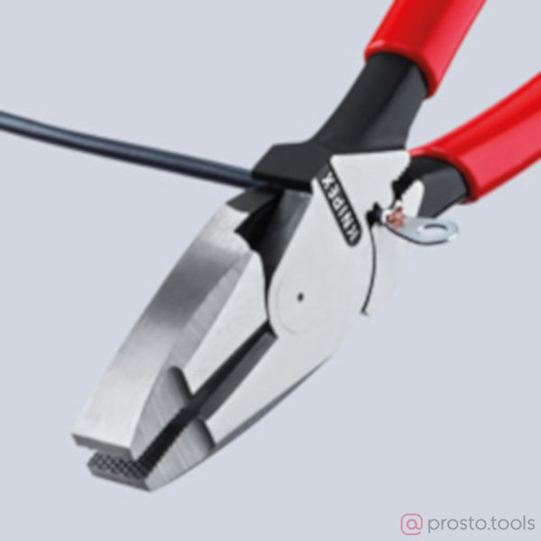 Изображение Плоскогубцы 240 мм силовые Linemans Pliers фосфат., черного цвета //KNIPEX