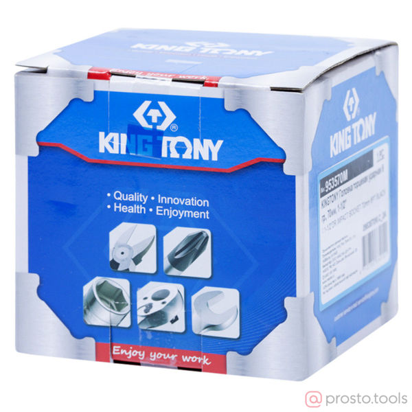 Изображение Головка ударная 1-1/2" 70мм 6-гран. (KING TONY)