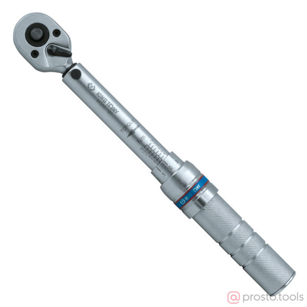 Изображение Ключ динамометрический 3/8" 3-15Нм 24 зубца, флажковый механизм (KING TONY)