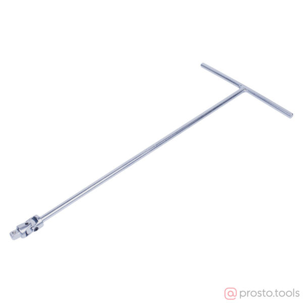 Изображение Вороток 3/8" 450 мм, Т-образный, с карданом (KING TONY)