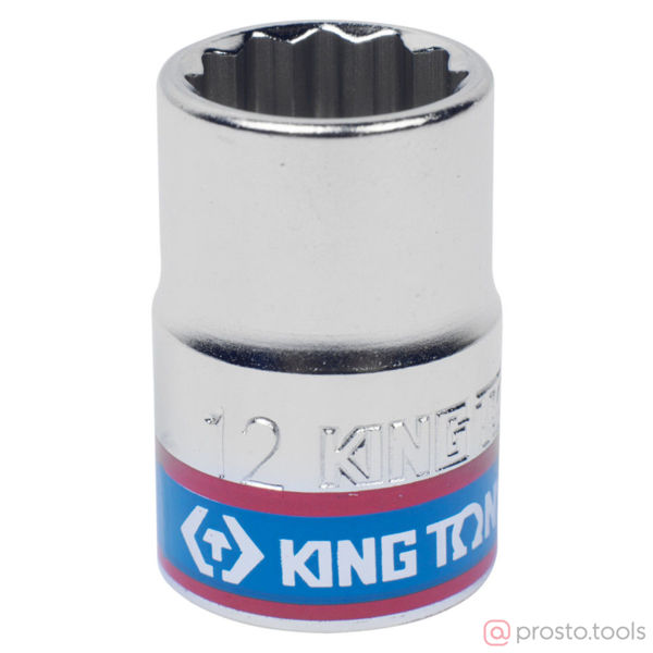 Изображение Головка торц. 3/8" 12мм 12-гран. (KING TONY)