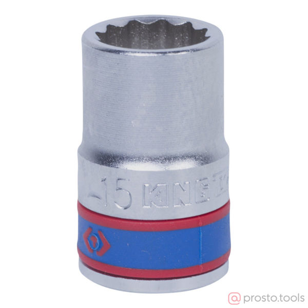 Изображение Головка торц. 1/2" 15мм 12-гран. (KING TONY)
