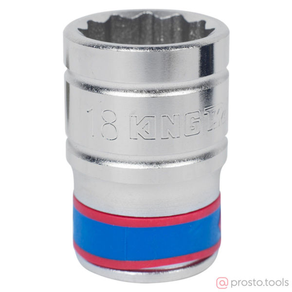 Изображение Головка торц. 1/2" 18мм 12-гран. (KING TONY)