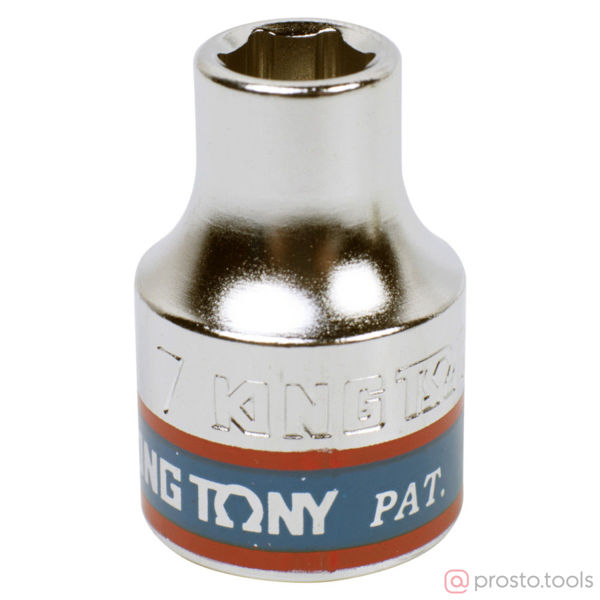 Изображение Головка торц. 3/8" 7мм 6-гран. (KING TONY)