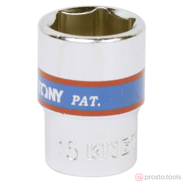 Изображение Головка торц. 3/8" 15мм 6-гран. (KING TONY)