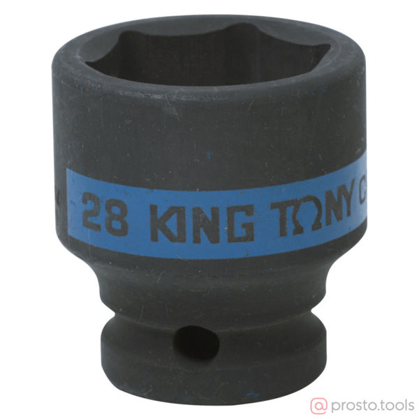 Изображение Головка ударная 1/2" 28мм 6-гран. (KING TONY)