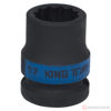 Изображение Головка ударная 1/2" 17мм 12-гран. (KING TONY)