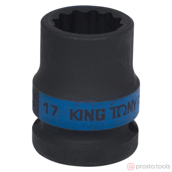 Изображение Головка ударная 1/2" 17мм 12-гран. (KING TONY)