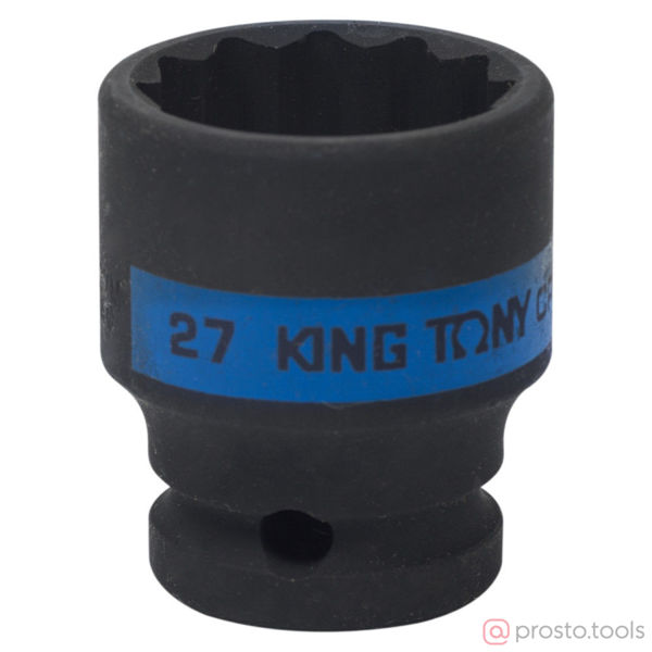 Изображение Головка ударная 1/2" 27мм 12-гран. (KING TONY)