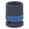 Изображение Головка ударная 1/2" 20мм 6-гран. (KING TONY)