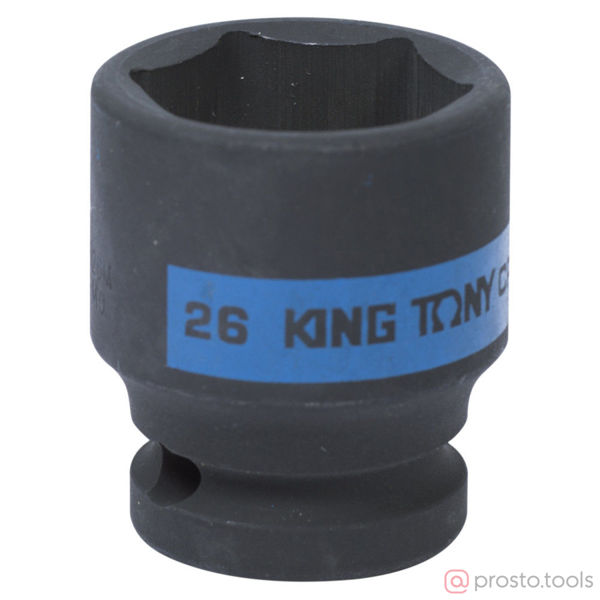 Изображение Головка ударная 1/2" 26мм 6-гран. (KING TONY)