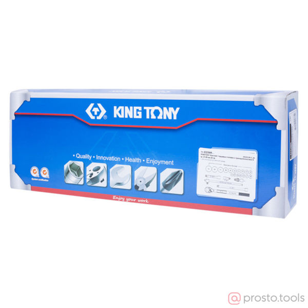 Изображение Набор головок 3/4" 21-50 мм 6-гран. 23 предметов //KING TONY