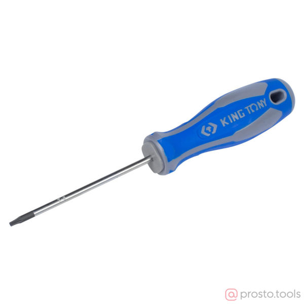 Изображение Отвертка Torx 75мм T8 с отверстием (KING TONY)