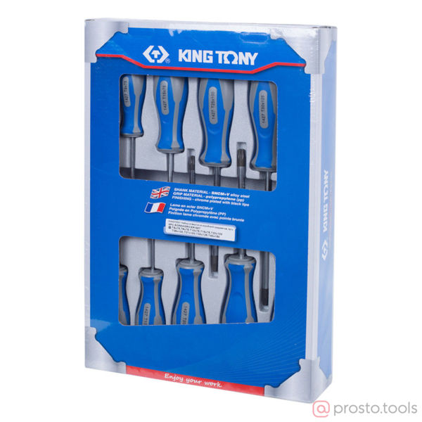 Изображение Набор отверток из 9 шт в коробке, TORX //KING TONY