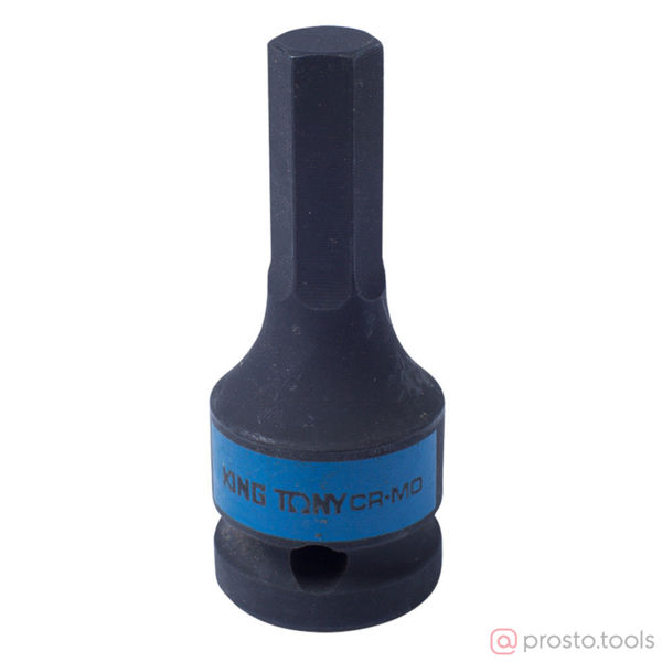 Изображение Головка ударная 1/2" H 10 HEX L= 60мм (KING TONY)