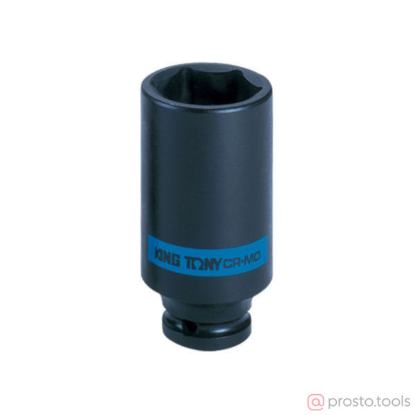 Изображение Головка ударная 1/2" 38мм 6-гран. глубокая (KING TONY)