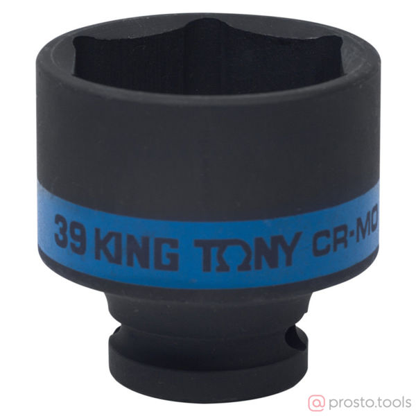 Изображение Головка ударная 1/2" 39мм 6-гран. (KING TONY)