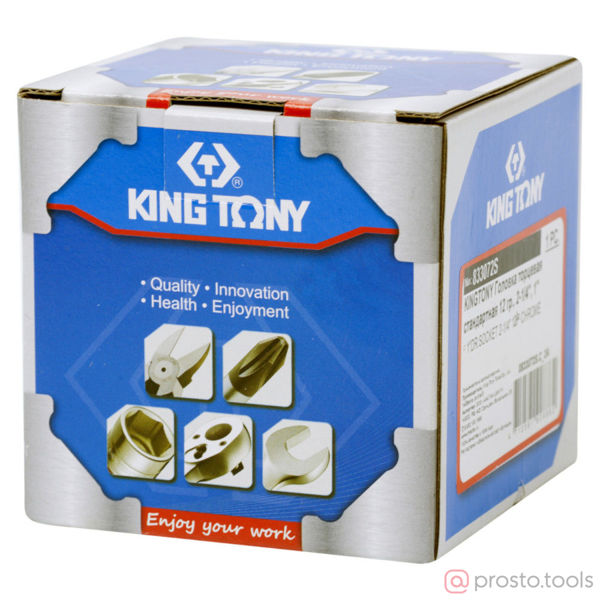 Изображение Головка торц. дюйм. 1" 2-1/4" 12-гран. (KING TONY)