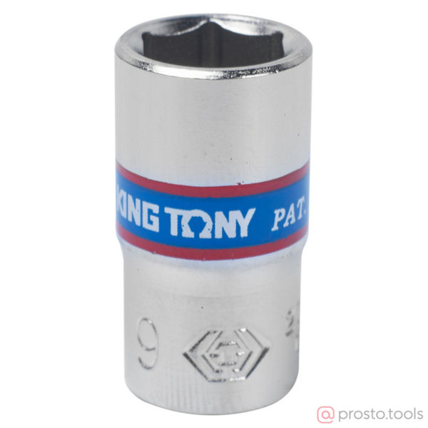 Изображение Головка торц. 1/4" 9мм 6-гран. (KING TONY)