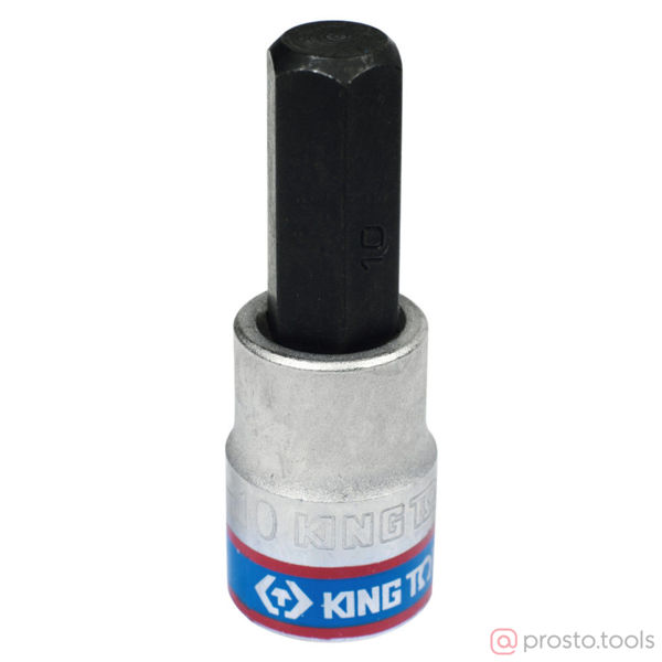 Изображение Головка торц. 3/8" H 10 HEX L= 50мм (KING TONY)