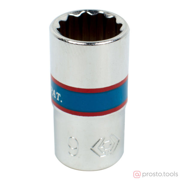 Изображение Головка торц. 1/4" 9мм 12-гран. (KING TONY)