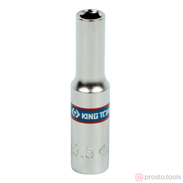 Изображение Головка торц. 1/4" 5,5мм 6-гран. глубокая (KING TONY)