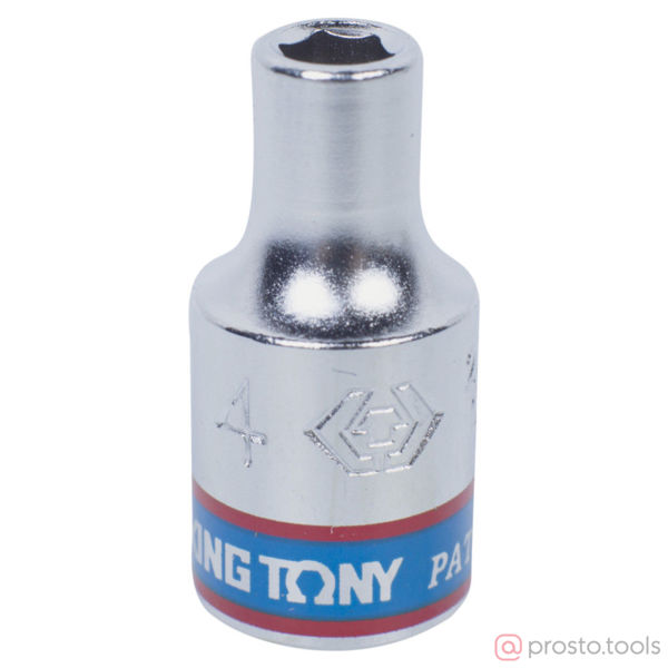 Изображение Головка торц. 1/4" 4мм 6-гран. (KING TONY)