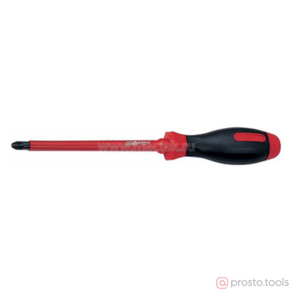 Изображение Отвертка крестовая 150мм PZ3 (до 1000В) (KING TONY)