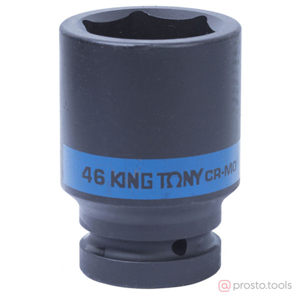 Изображение Головка ударная 1" 46мм 6-гран. глубокая (KING TONY)