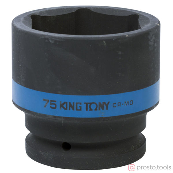 Изображение Головка ударная 1" 75мм 6-гран. (KING TONY)