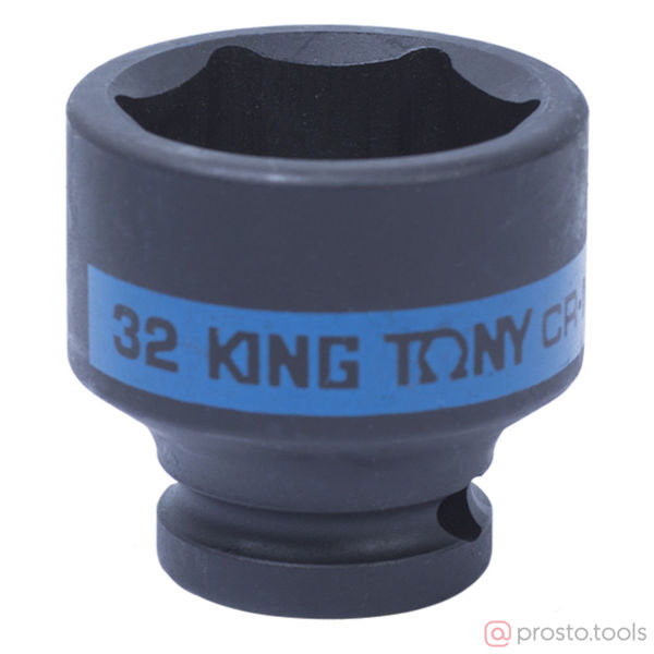 Изображение Головка ударная 1/2" 32мм 6-гран. (KING TONY)