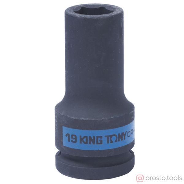 Изображение Головка ударная 3/4" 19мм 6-гран. глубокая (KING TONY)
