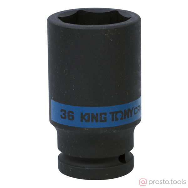 Изображение Головка ударная 3/4" 36мм 6-гран. глубокая (KING TONY)