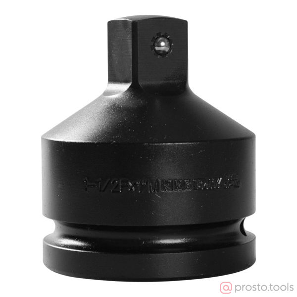 Изображение Переходник ударный F1-1/2" x M1" с шариковым фиксатором //KING TONY