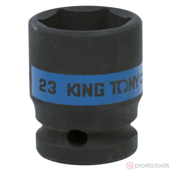 Изображение Головка ударная 1/2" 23мм 6-гран. (KING TONY)