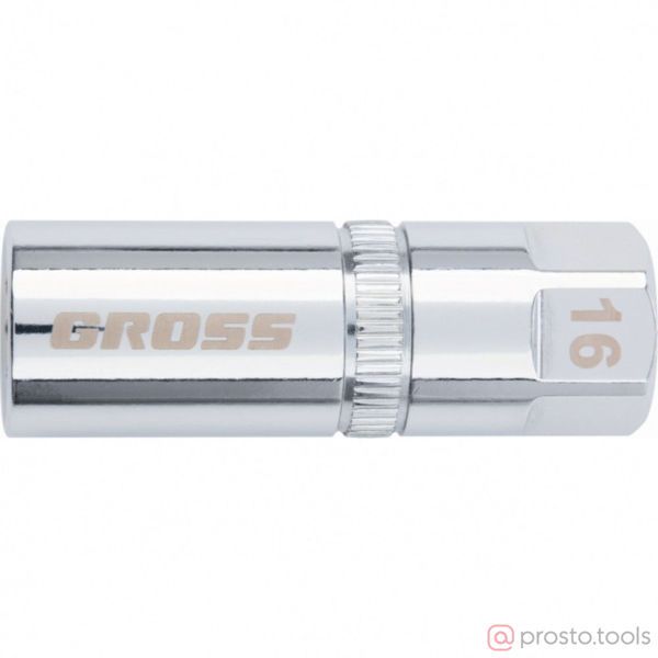 Изображение Головка свечная 1/2" 21мм 12-гр. магнитная //GROSS