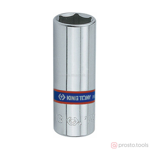 Изображение Головка торц. 1/4" 11мм 6-гран. глубокая (KING TONY)