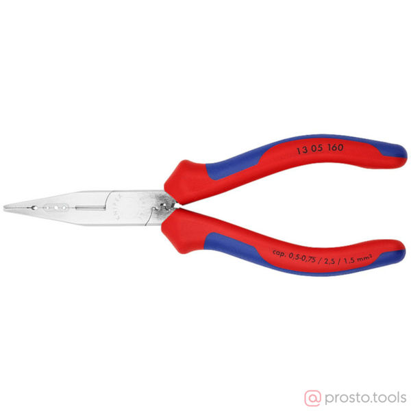 Изображение Длинногубцы 160 мм прямые для снятия изоляции //KNIPEX