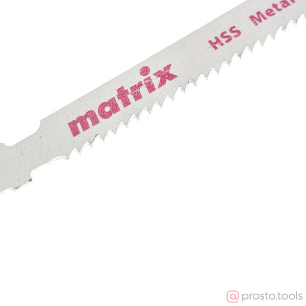 Изображение Пилка для э/лобзика Т118B по металлу (3 шт) Matrix