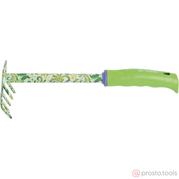 Изображение Грабли, пластиковая рукоятка, Flower Green// Palisad