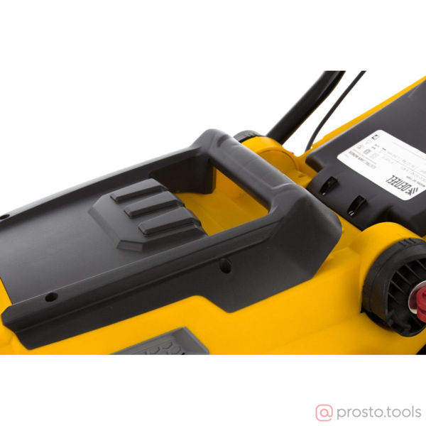 Изображение Газонокосилка эл. GC-1500, 1500 Вт, шир. 36 см, 6 уров., пласт. травосб. 40 л.// Denzel