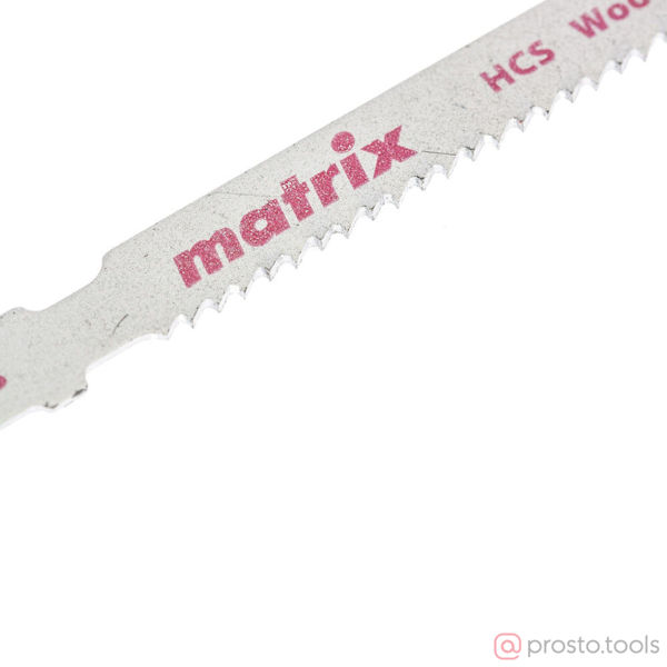 Изображение Пилка для э/лобзика T119B по дереву, 3 шт. 50 x 2 мм, HCS// Matrix