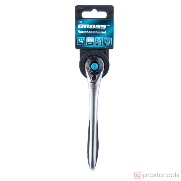Изображение Трещотка 1/4" 120 зубьев // Gross
