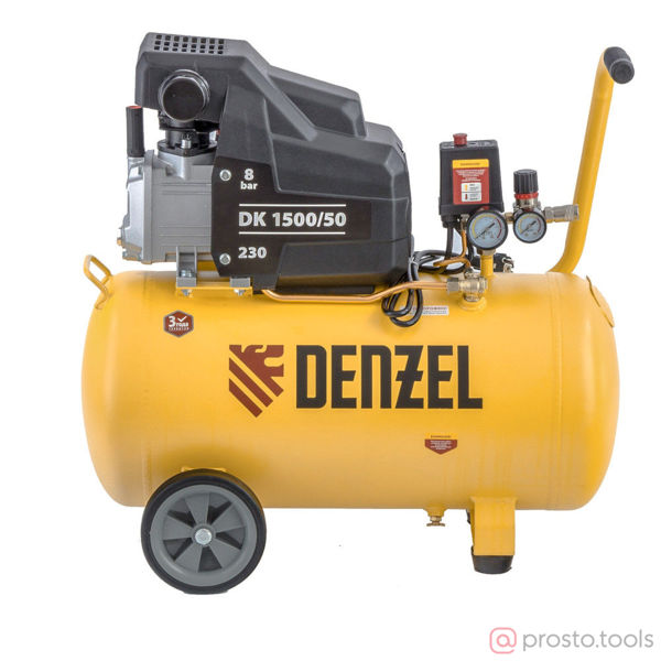 Изображение Компрессор DK1500/50,Х-PRO 1,5 кВт, 230 л/мин, 50 л //DENZEL