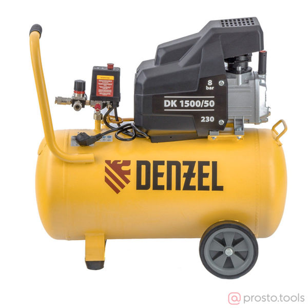 Изображение Компрессор DK1500/50,Х-PRO 1,5 кВт, 230 л/мин, 50 л //DENZEL