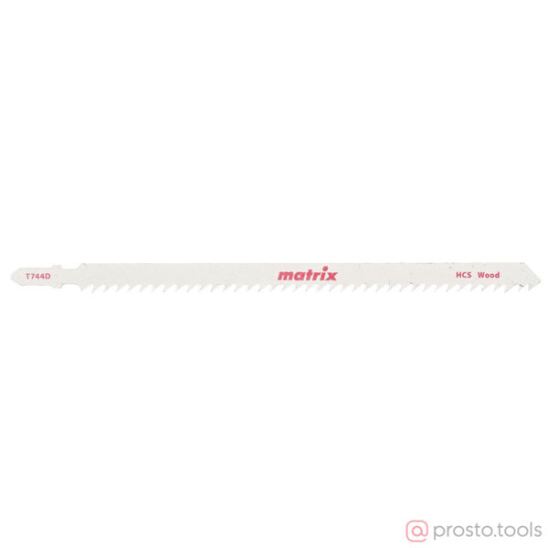 Изображение Пилка для э/лобзика T744D по дереву, 3 шт. 155 x 4 мм, HCS// Matrix